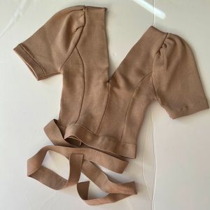 Ouse stretch knit cropped top top  S/M
